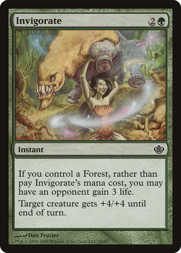 Invigorate (DDD-019) [Misc] Duel Decks: Garruk vs. Liliana MTG Single Wizards of the Coast