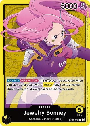 Jewelry Bonney (100) (OP13-100) [Carrying On His Will] One Piece Single Bandai