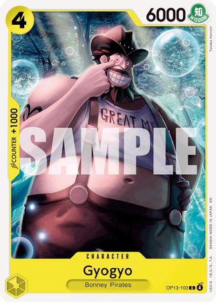 Gyogyo (OP13-103) [Carrying On His Will] One Piece Single Bandai
