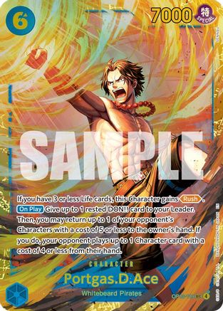 Portgas.D.Ace (119) (OP13-119) [Carrying On His Will] Foil One Piece Single Bandai