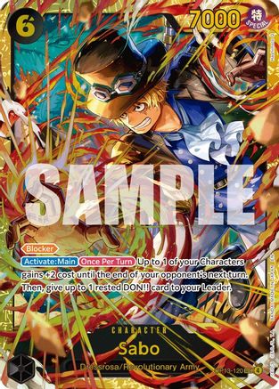 Sabo (120) (OP13-120) [Carrying On His Will] Foil One Piece Single Bandai