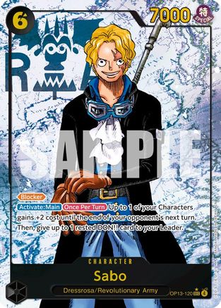 Sabo (120) (Parallel) (OP13-120) [Carrying On His Will] Foil One Piece Single Bandai