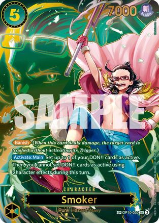 Smoker - OP10-030 (SP) (OP10-030) [Carrying On His Will] Foil One Piece Single Bandai
