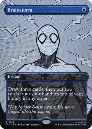 Brainstorm (7013) (SLD-7013) [Secret Lair] Drop Series MTG Single Wizards of the Coast