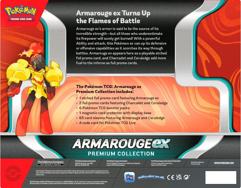 Pokémon Armarouge ex Premium Collection Pokemon Sealed Pokémon   