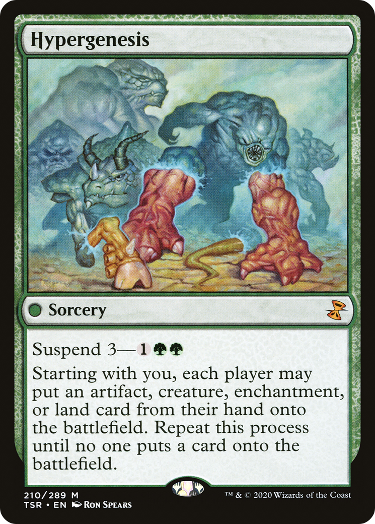 Hypergenesis (TSR-210) [Time Spiral Remastered] Foil MTG Single Wizards of the Coast