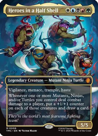 Heroes in a Half Shell (0006) (TMC-006) [Commander: Teenage Mutant Ninja Turtles] MTG Single Wizards of the Coast