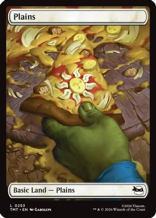 Plains (0253) (TMT-253) [Teenage Mutant Ninja Turtles] MTG Single Wizards of the Coast