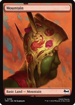 Mountain (0256) (TMT-256) [Teenage Mutant Ninja Turtles] MTG Single Wizards of the Coast
