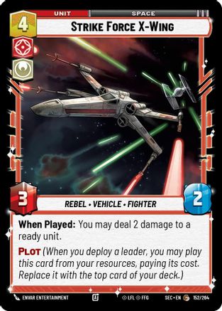 Strike Force X-Wing (152/264) [Secrets of Power] Star Wars: Unlimited Single Disney