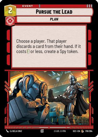 Pursue the Lead (178/264) [Secrets of Power] Star Wars: Unlimited Single Disney