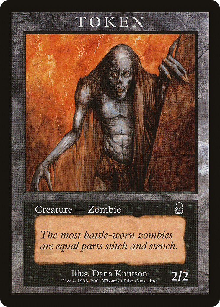 Zombie Token [Magic Player Rewards 2002] MTG Single Magic: The Gathering