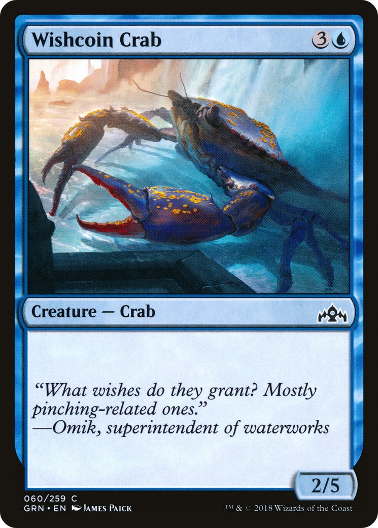 Wishcoin Crab (GRN-060) [Guilds of Ravnica] Foil MTG Single Wizards of the Coast