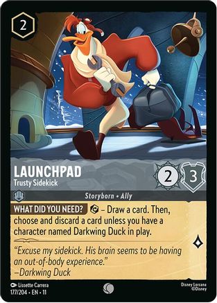 Launchpad - Trusty Sidekick (177/204) [Winterspell] Lorcana Single Disney