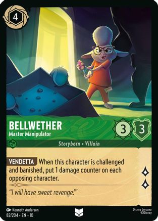 Bellwether - Master Manipulator (82/204) [Whispers in the Well] Cold Foil Lorcana Single Disney