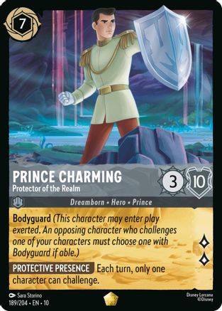 Prince Charming - Protector of the Realm (189/204) [Whispers in the Well] Lorcana Single Disney
