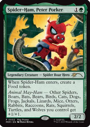 Spider-Ham, Peter-Porker (PLAY-002) [Misc] Play Promos MTG Single Wizards of the Coast
