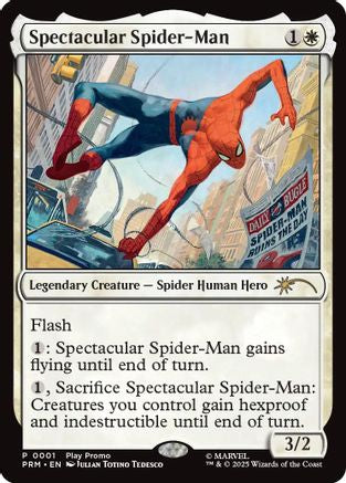 Spectacular Spider-Man (PLAY-001) [Misc] Play Promos MTG Single Wizards of the Coast