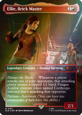 Ellie, Brick Master (Rainbow Foil) (SLD-2197) [Secret Lair Drop Series] Foil MTG Single Secret Lair Drop Series