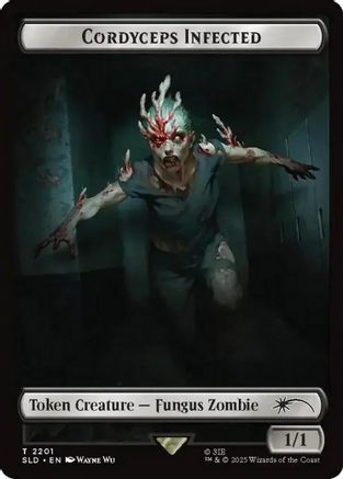 Cordyceps Infected Token (2201) (SLD-2201) [Secret Lair] Drop Series MTG Single Wizards of the Coast