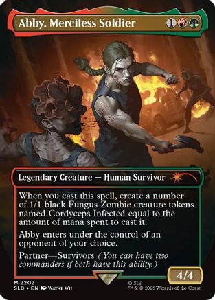 Abby, Merciless Soldier (SLD-2202) [Secret Lair] Drop Series MTG Single Wizards of the Coast