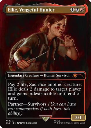 Ellie, Vengeful Hunter (SLD-2203) [Secret Lair] Drop Series MTG Single Wizards of the Coast