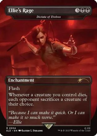 Ellie's Rage - Dictate of Erebos (SLD-2204) [Secret Lair] Drop Series MTG Single Wizards of the Coast