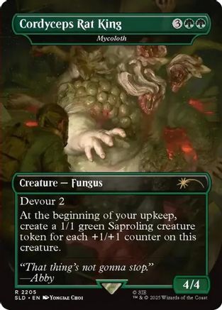 Cordyceps Rat King - Mycoloth (SLD-2205) [Secret Lair] Drop Series MTG Single Wizards of the Coast