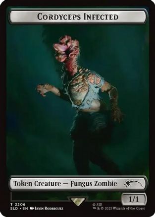 Cordyceps Infected Token (2206) (SLD-2206) [Secret Lair] Drop Series MTG Single Wizards of the Coast