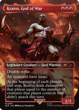 Kratos, God of War (SLD-2207) [Secret Lair] Drop Series Foil MTG Single Wizards of the Coast