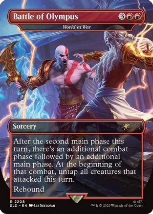 Battle of Olympus - World at War (SLD-2208) [Secret Lair] Drop Series MTG Single Wizards of the Coast
