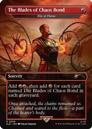 The Blades of Chaos Bond - Rite of Flame (SLD-2209) [Secret Lair] Drop Series MTG Single Wizards of the Coast