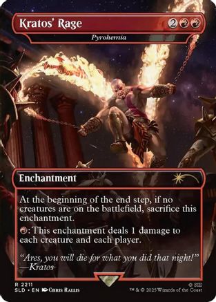 Kratos' Rage - Pyrohemia (SLD-2211) [Secret Lair] Drop Series MTG Single Wizards of the Coast