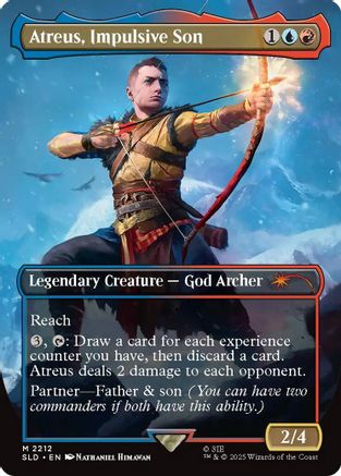 Atreus, Impulsive Son (SLD-2212) [Secret Lair] Drop Series MTG Single Wizards of the Coast