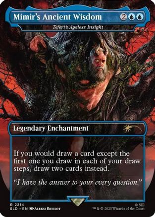 Mimir's Ancient Wisdom - Teferi's Ageless Insight (SLD-2214) [Secret Lair] Drop Series Foil MTG Single Wizards of the Coast