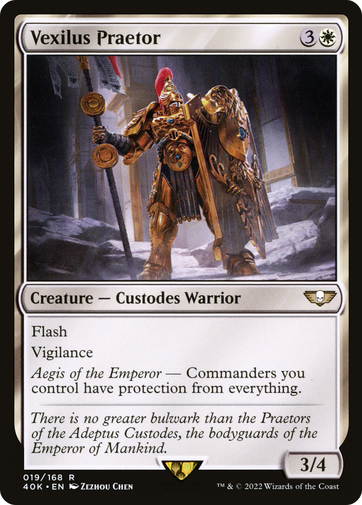 Vexilus Praetor (40K-019) [Warhammer 40,000 Commander] MTG Single Wizards of the Coast