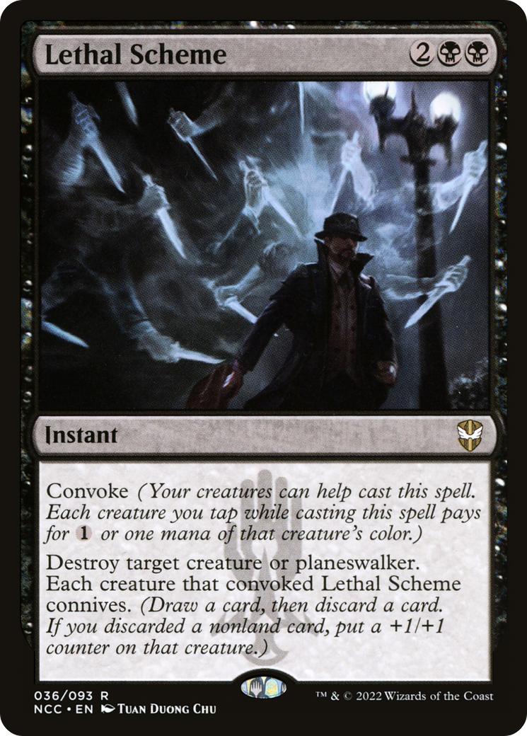 Lethal Scheme (NCC-036) [New Capenna Commander] MTG Single Wizards of the Coast