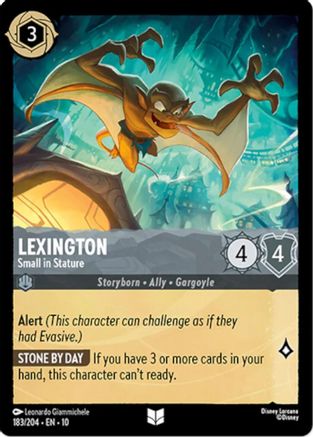 Lexington - Small in Stature (183/204) [Whispers in the Well] Cold Foil Lorcana Single Disney