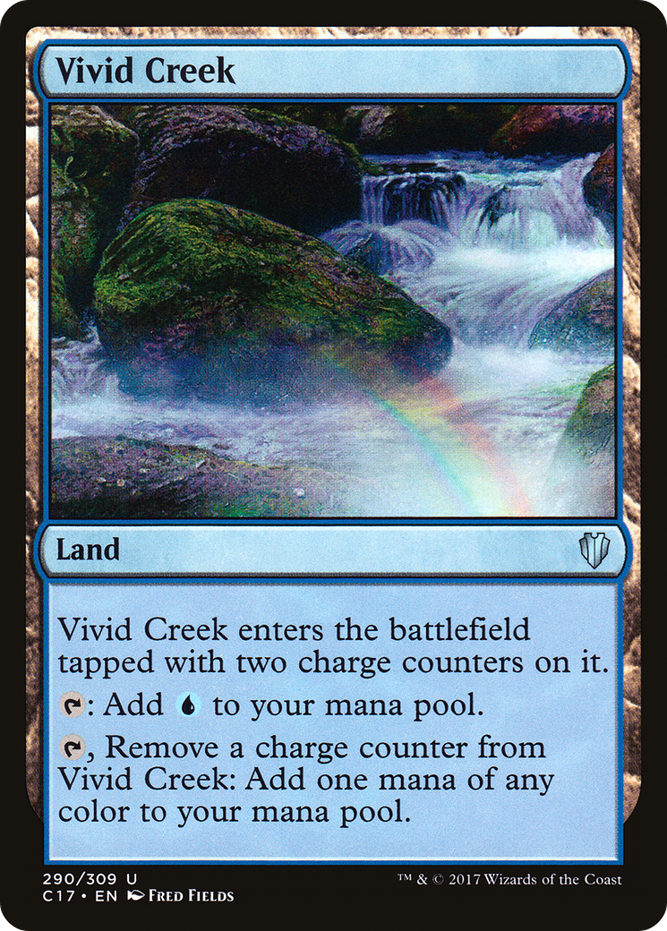 Vivid Creek (C17-290) [Commander 2017] MTG Single Wizards of the Coast