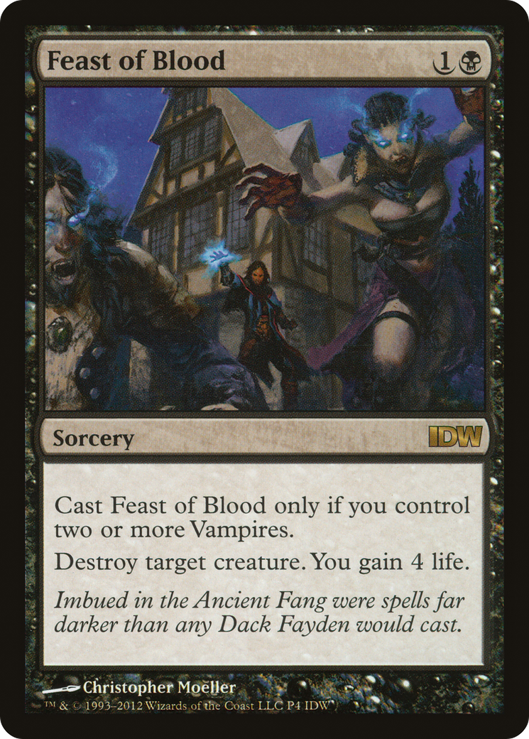 Feast of Blood (IDW Comics 2012) (MEDIA-0P4) [Misc] IDW Comics Inserts MTG Single Wizards of the Coast