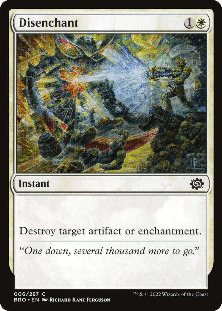 Disenchant (BRO-006) [The Brothers' War] Foil MTG Single Wizards of the Coast