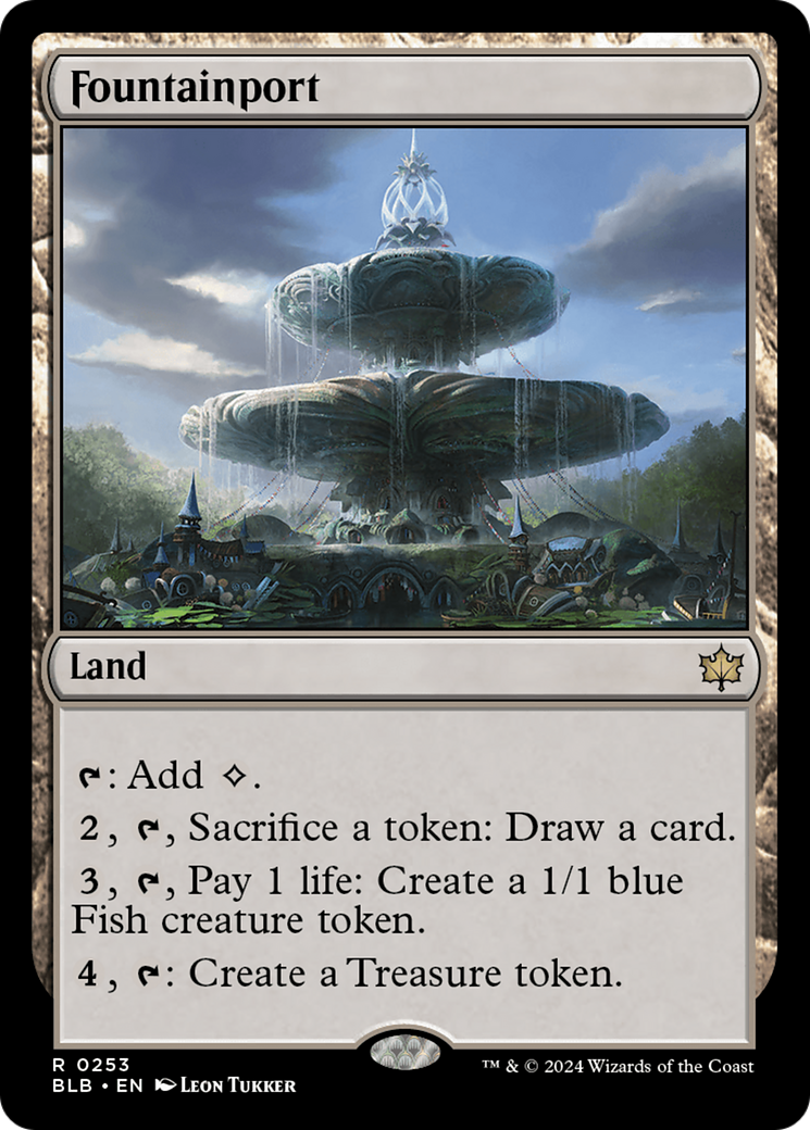 Fountainport (BLB-253) [Bloomburrow] MTG Single Wizards of the Coast