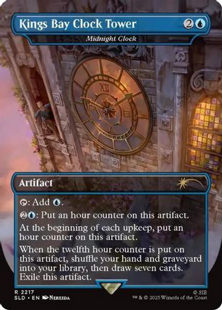 Kings Bay Clock Tower - Midnight Clock (SLD-2217) [Secret Lair] Drop Series MTG Single Wizards of the Coast