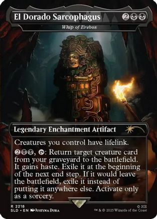 El Dorado Sarcophagus - Whip of Erebos (SLD-2218) [Secret Lair Drop Series] MTG Single Secret Lair Drop Series