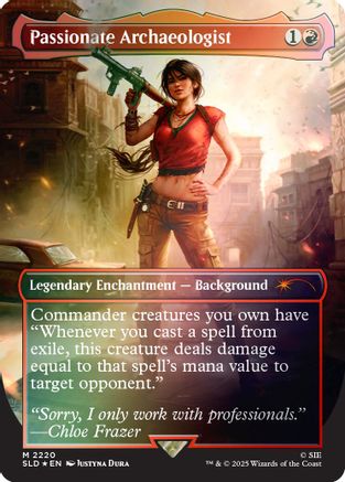 Passionate Archaeologist (Rainbow Foil) (SLD-2220) [Secret Lair Drop Series] Foil MTG Single Secret Lair Drop Series