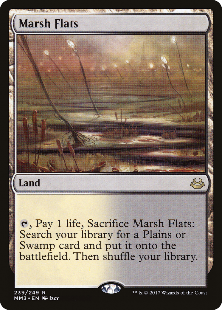 Marsh Flats (MM3-239) [Modern Masters 2017] Foil MTG Single Modern Masters 2017