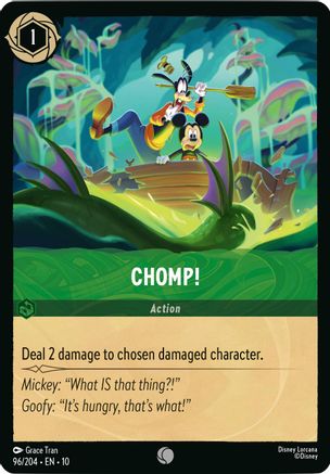 Chomp! (96/204) [Whispers in the Well] Cold Foil Lorcana Single Disney
