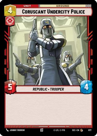 Coruscant Undercity Police (167/264) [Secrets of Power] Star Wars: Unlimited Single Disney