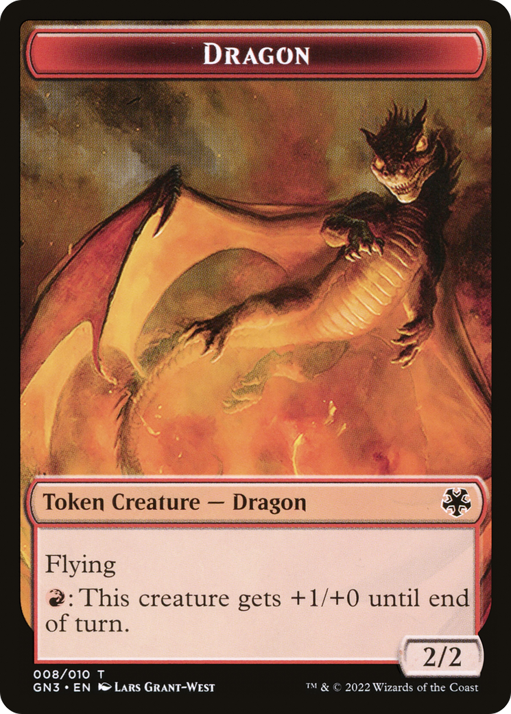 Dragon (TGN3-008) [Tokens] Game Night: Free-for-All Tokens MTG Single Wizards of the Coast