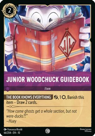 Junior Woodchuck Guidebook (66/204) [Whispers in the Well] Lorcana Single Disney